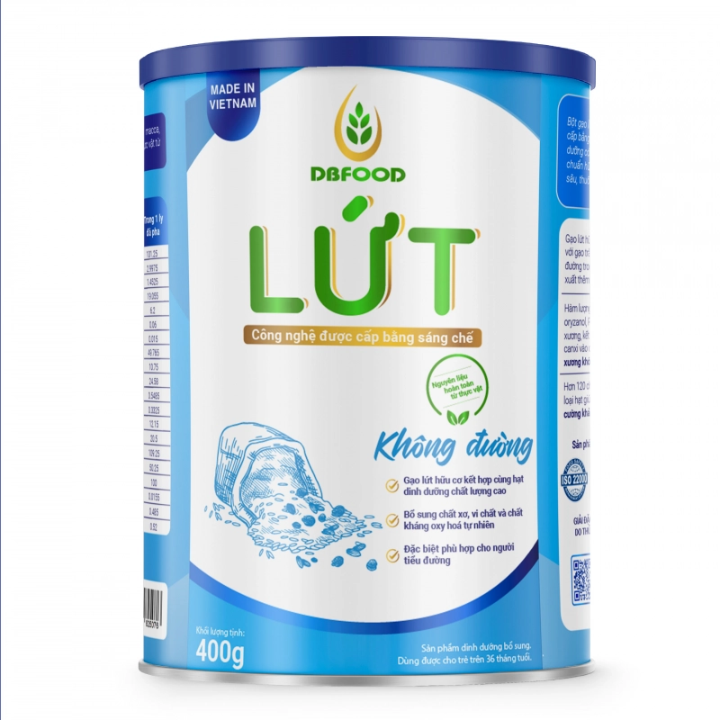 Bột sữa gạo lứt không đường 400g(Ocop 4 sao)